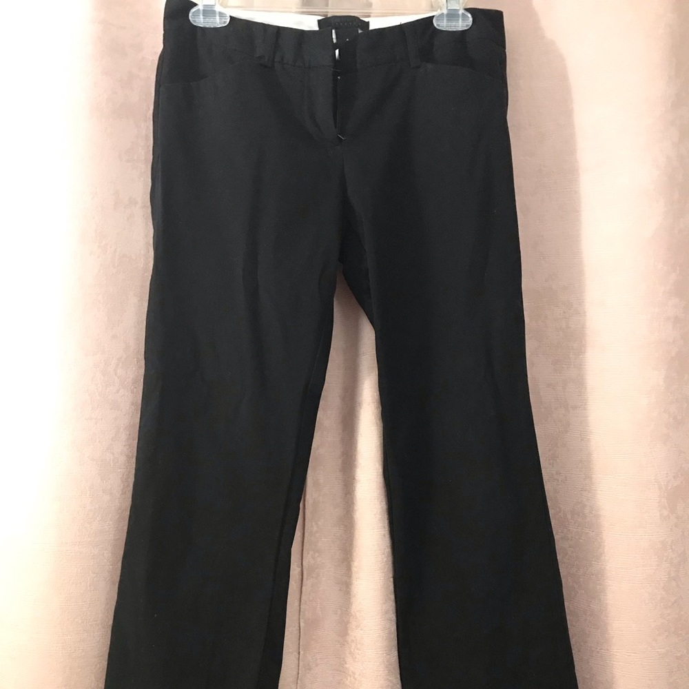 Black suede-like pants